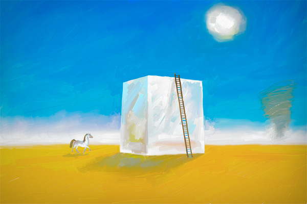 Психологический тест "Куб в пустыне"