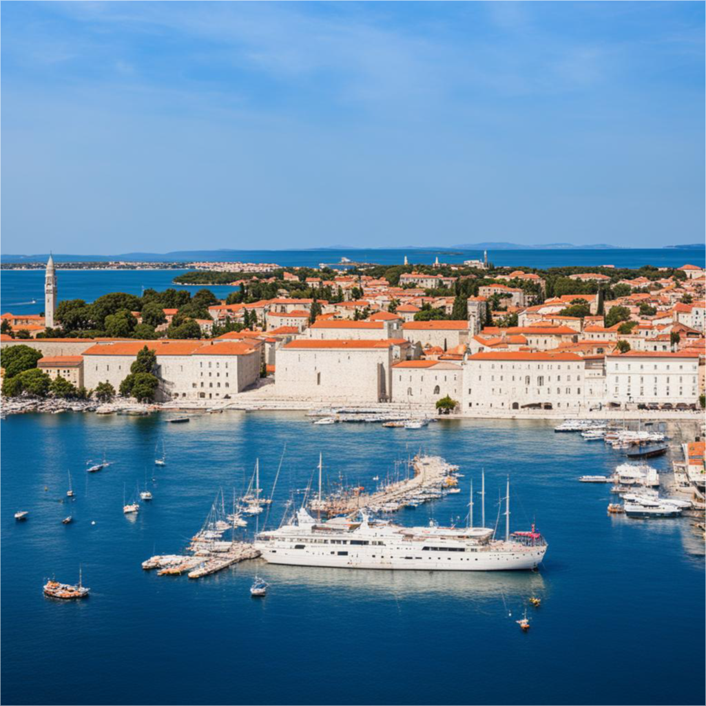 Quiz sobre Zadar, Croacia: ¿Cuánto sabes de esta hermosa ciudad costera?