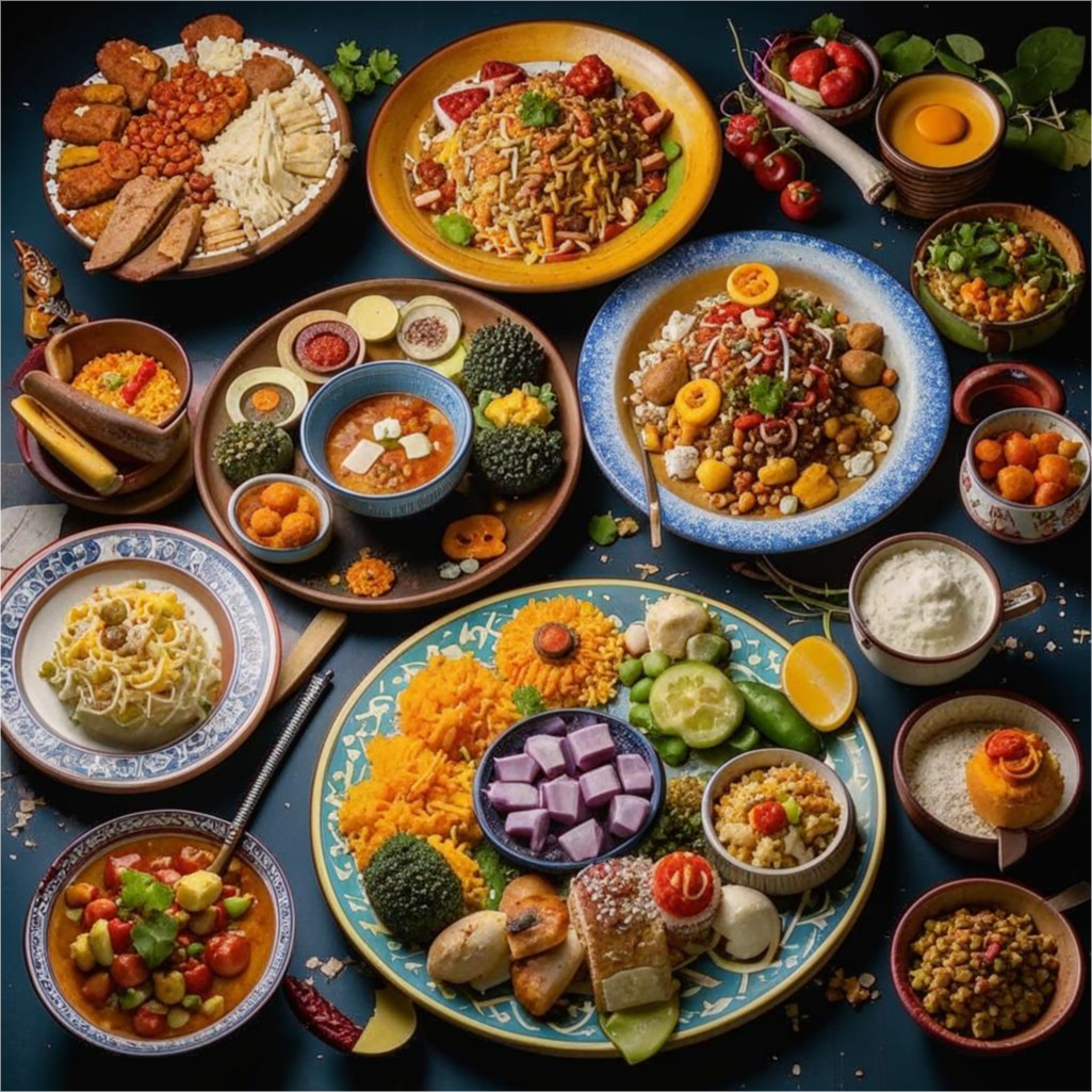 Test de bucătărie națională caucaziană