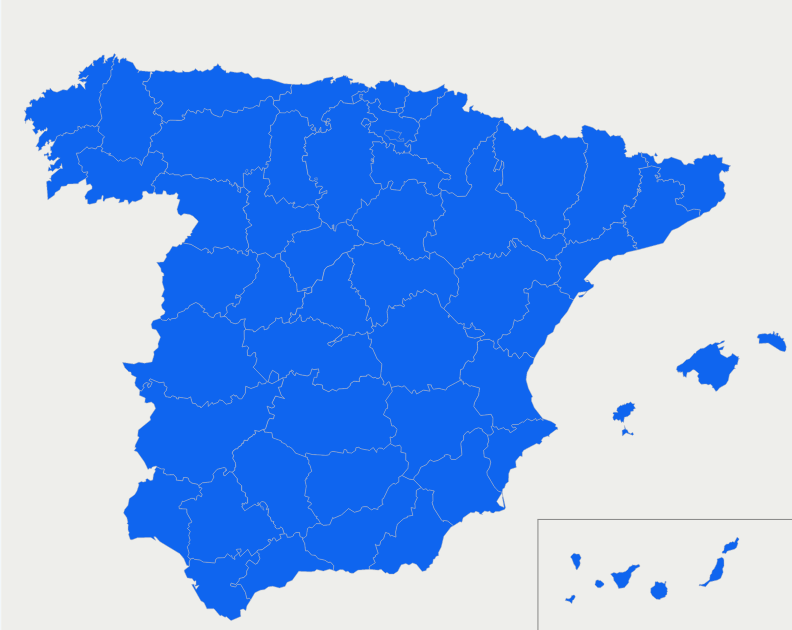 Regions of Spain - Map Quiz Game